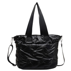 Quilted Crossbody Bag Large Capacity Shoulder Tote Lady Travel Purse