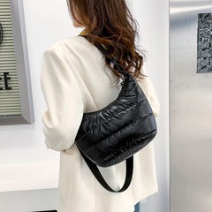Women's Nylon Embroidery Thread Crossbody Bag