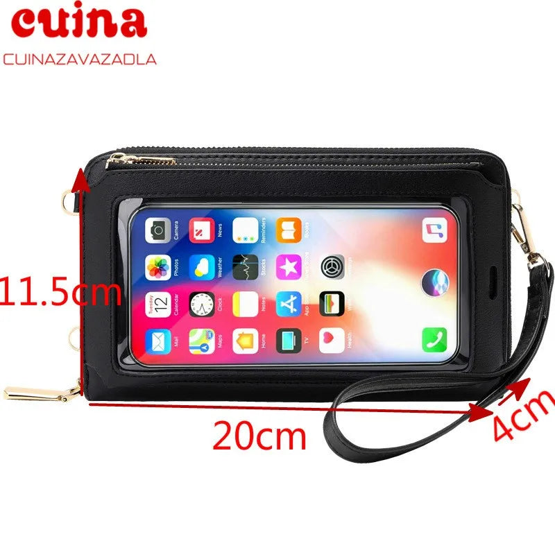 Crossbody Cellphone Purse Women Touch Screen Bag Rfid Blocking Wallet