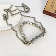Crossbody Chain Phone Clip Holder Sling Bag Anti-theft Purse