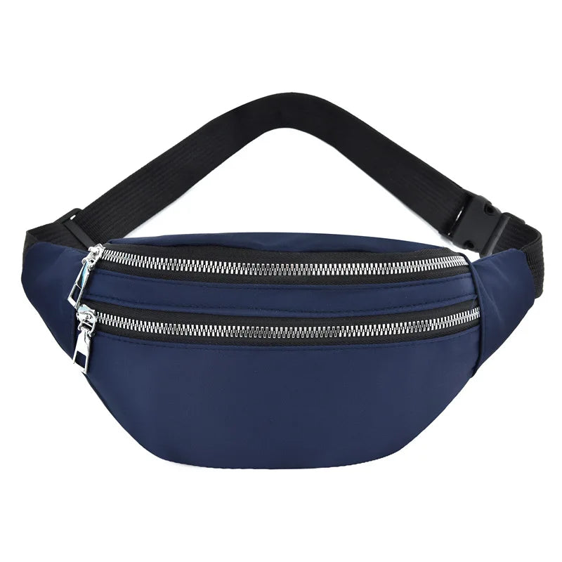 Waterproof Oxford Crossbody Chest Bag Women Waist Bag