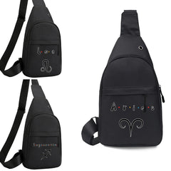 Chest pack Men Constellation Print Shoulder Bag Key Travel Packs Messenger