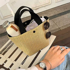 Women Beach Shoulder Bag Top-handle Casual Tote