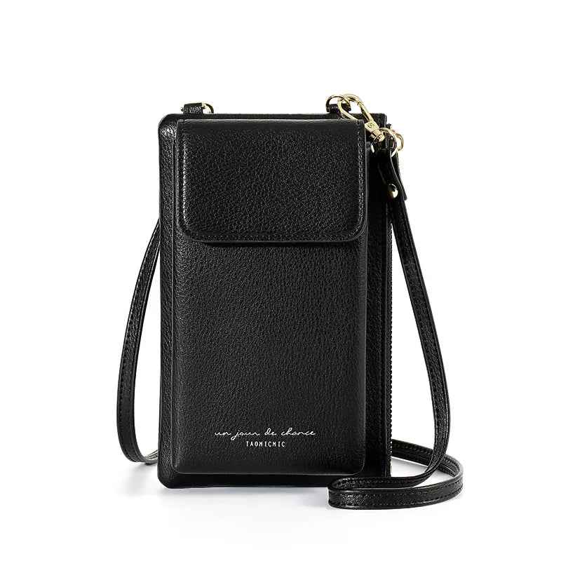 Women's Leather Shoulder Bag Mini Crossbody Purse Wallet