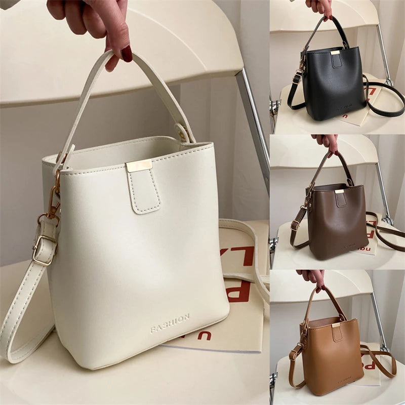 Casual Ladies Tote Bucket Shoulder Bag Crossbody