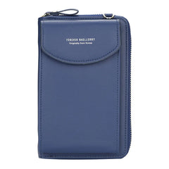 Women's Small Crossbody Shoulder Bag PU Leather Mini Handbag with Phone Pocket