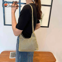 Rhinestone Crossbody Shoulder Bag for Evening Wedding Party