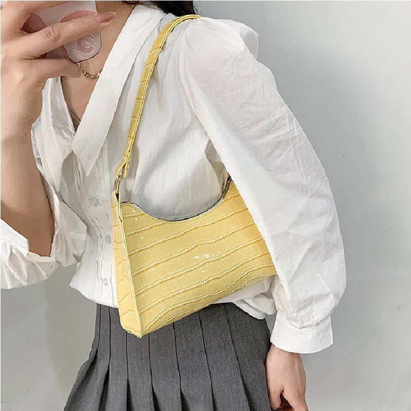 Vintage Women Tote Shoulder Bag - Pu Leather Handbags