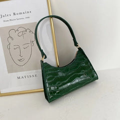 Retro Casual Women Tote Shoulder Bag Leather Chain Handbag