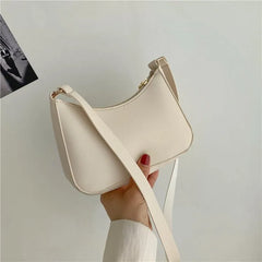 Vintage Leather Chain Handbag Tote for Women
