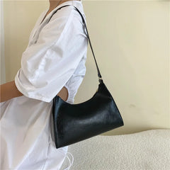 Retro Women Totes Leather Chain Handbags