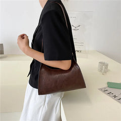 Retro Women Totes Leather Chain Handbags
