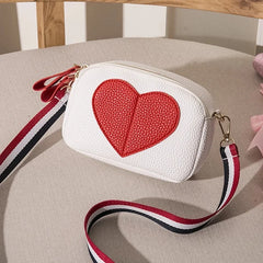 Women Crossbody Bag Heart-shaped Pillow Totes Shoulder Bags Small Messenger Bag