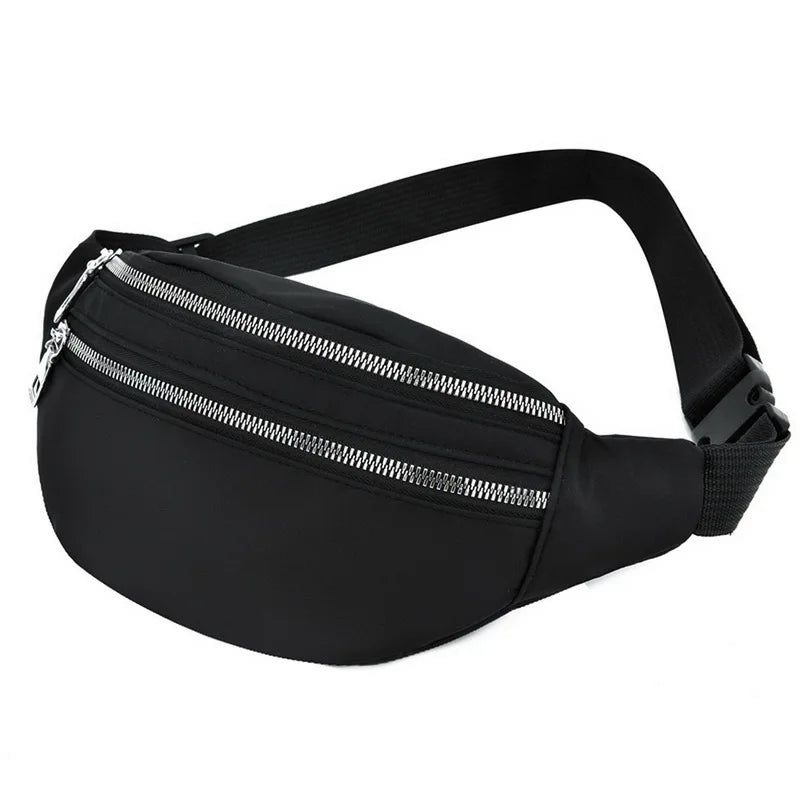 Waist Bag Outdoor Beach Travel Banana Pouch Hip Bum Zip Waist Bags