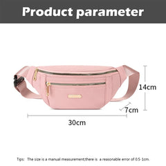 Waist Bag Outdoor Beach Travel Banana Pouch Hip Bum Zip Waist Bags