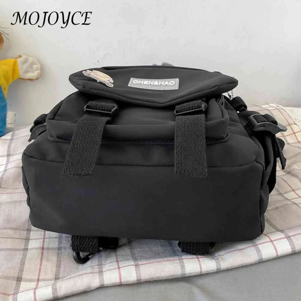 Female Backpack Nylon School Bag Student High School