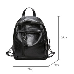 Female Mini Backpack Small PU Leather Shoulder Bag