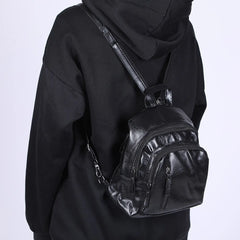 Female Mini Backpack Small PU Leather Shoulder Bag