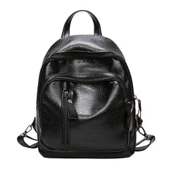 Female Mini Backpack Small PU Leather Shoulder Bag