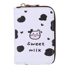 Vintage Cartoon Patterns Women Wallet Phone Pocket Purse