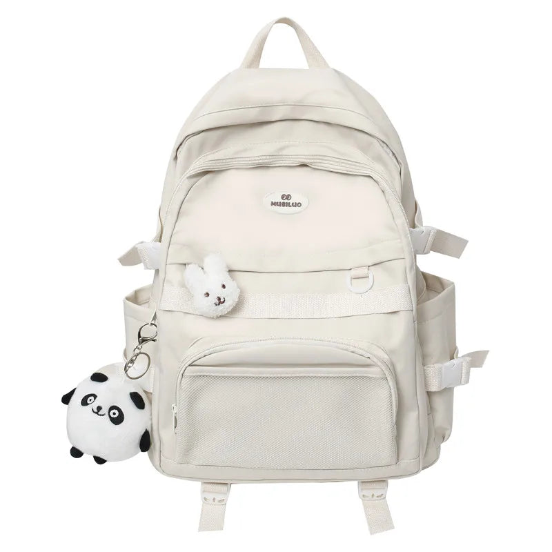 Waterproof Laptop Mesh Leisure College Backpack Ladies Student Bag