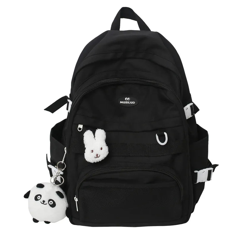 Waterproof Laptop Mesh Leisure College Backpack Ladies Student Bag