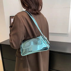 Bright Leather Crossbody Bag for Women