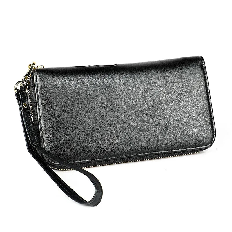 Flower Women Wallets Leather Long Zipper Wallet Ladies Purse Clutch
