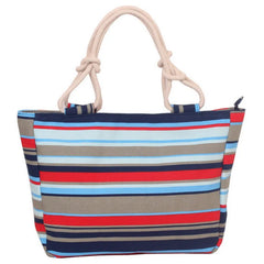 Floral Canvas Shoulder Bag Large Tote Handbag