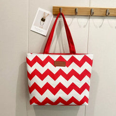 Women Flower Printing Canvas Tote Bag