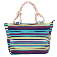Floral Canvas Shoulder Bag Large Tote Handbag