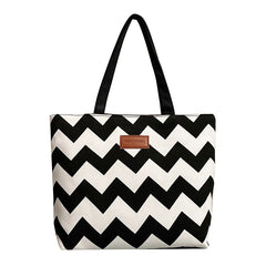 Women Flower Printing Canvas Tote Bag