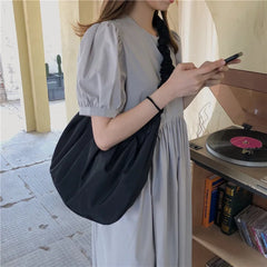 Nylon Women Hobos Shoulder Messenger Bag Girls Purse Handbags