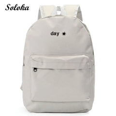 Avocado Embroidery Shoulder Bag Grey Waterproof Travel