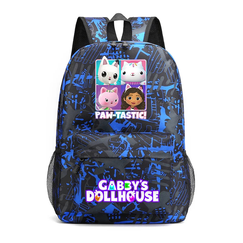 Gabby Dollhouse Female Bookbag Cotton Women Backpack for Teenagers Girl College