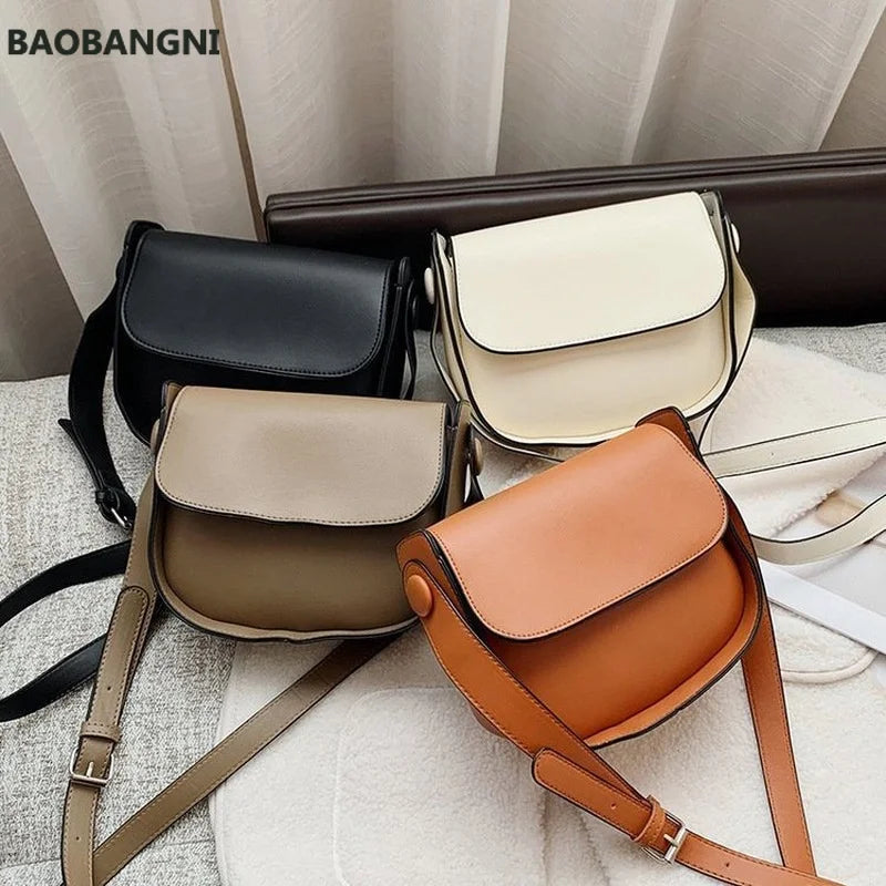 Women's Half Round Saddle Bags Summer Messenger Bag