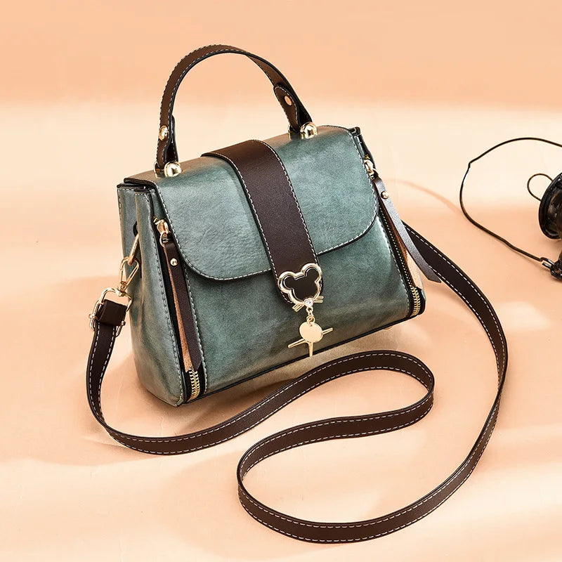Retro Bucket Bag Women Single Shoulder Messenger Bag