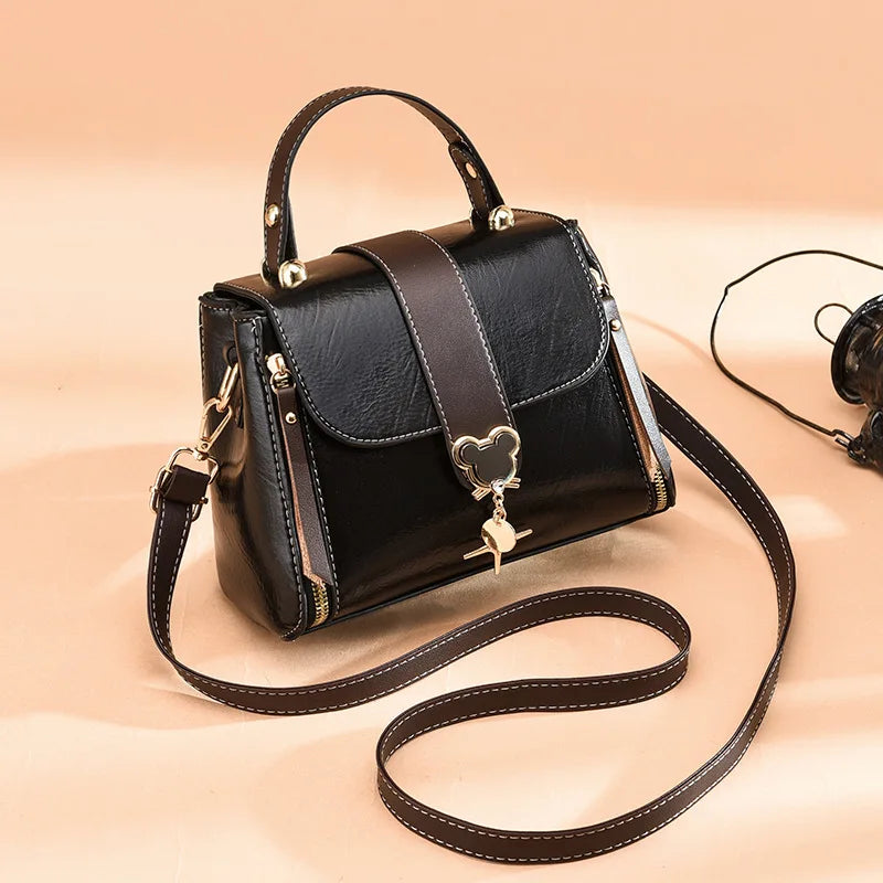 Retro Bucket Bag Women Single Shoulder Messenger Bag