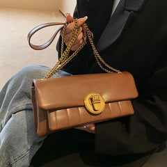 Soft PU Leather Chains Shoulder Bag Women Lady Messenger Bag