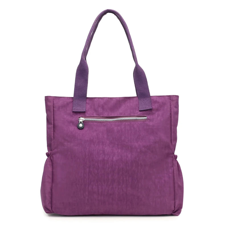 High Capacity Women's Shoulder Bag Nylon Travel Totes Bags