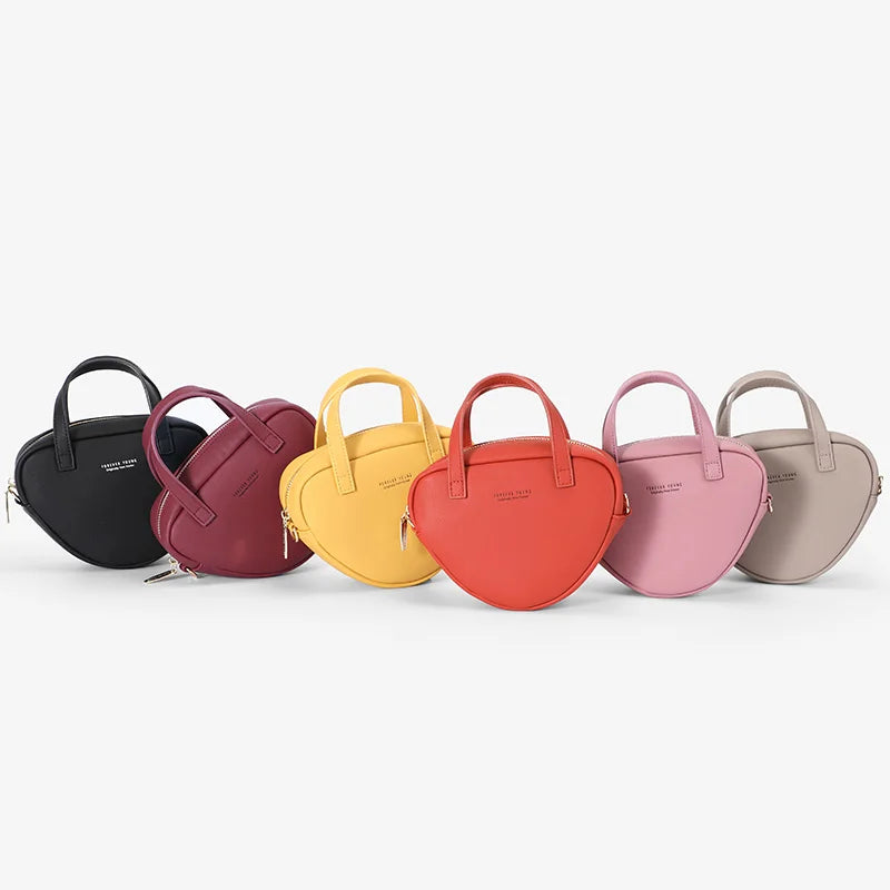 Heart Women Shoulder Bag Mini Lady Crossbody Bags