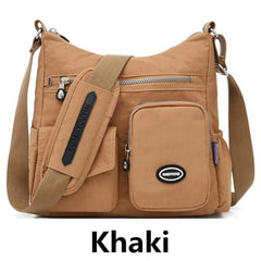Nylon Crossbody Bag Women Shoulder Messenger Bag Waterproof Lady Purse
