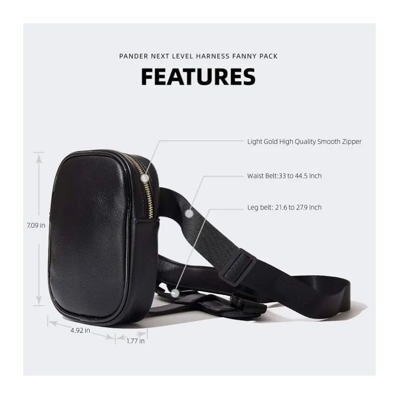 Hot Stylish Women Waist Leg Belt Leather Bag Fanny Pack For Hiking