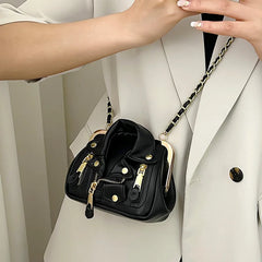 Rivet Shoulder Bag Lady Handbag Purse Women's Bag