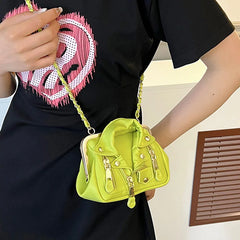 Rivet Shoulder Bag Lady Handbag Purse Women's Bag