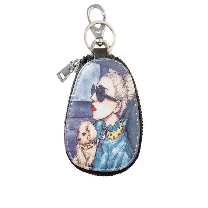 Cute Cartoon Key Bag for Women Girl Students