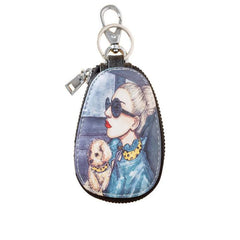 Cute Cartoon Key Bag for Women Girl Students