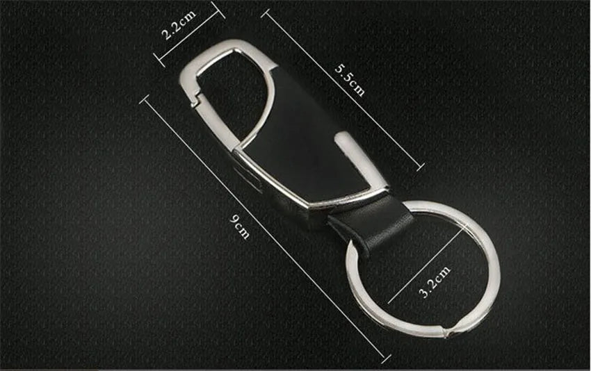 Metallic Keychain Leather Key Organizer Holder Key Holder Mini Men Car Key