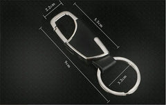 Metallic Keychain Leather Key Organizer Holder Key Holder Mini Men Car Key