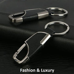 Metallic Keychain Leather Key Organizer Holder Key Holder Mini Men Car Key